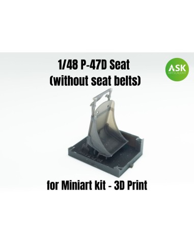 P-47D Seat (without seat belts) 