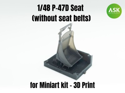 P-47D Seat (without seat belts) 