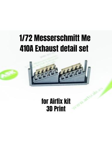 Messerschmitt Me 410A Exhaust detail set for Airfix 
