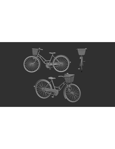 Women´s  Bicycle classic - 3D print 