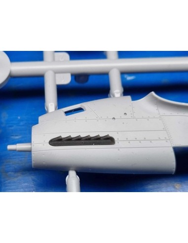 P-51B/C Mustang - Exhausts detail set for Arma Hobby 