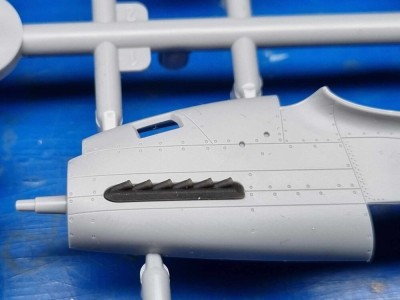 P-51B/C Mustang - Exhausts detail set for Arma Hobby 