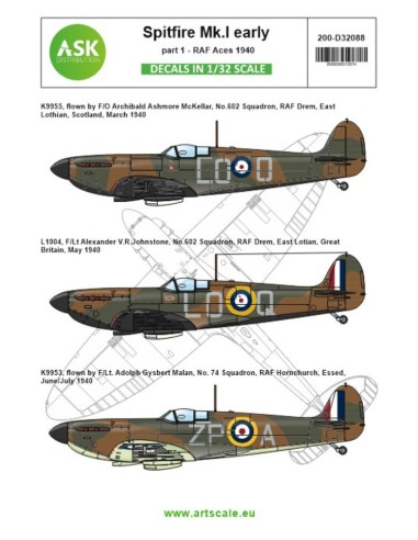 Spitfire Mk.Ia part 1 - The Few, 1940 RAF Aces 
