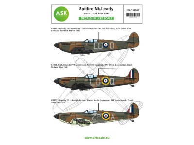 Spitfire Mk.Ia part 1 - The Few, 1940 RAF Aces 