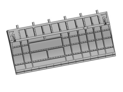 B-17 Bomb Bay Doors - 3D print detail set for HK Models 