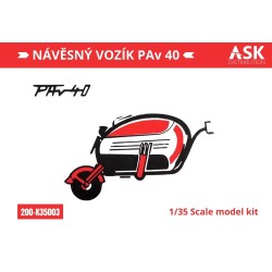 Náv?sný vozík PAv 40 (trailer) recommended for the Velorex kit 
