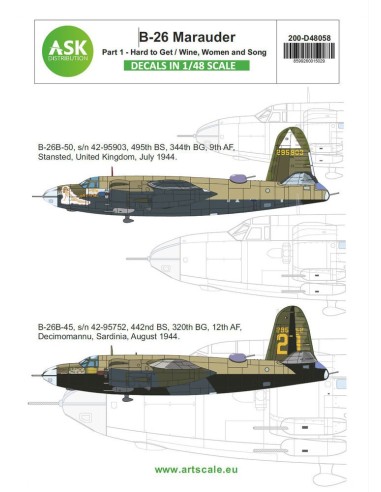 B-26B Marauder part 1 - Over Europe: Wine, Women and Song and Hard To Get 
