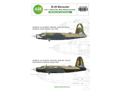 B-26B Marauder part 1 - Over Europe: Wine, Women and Song and Hard To Get 