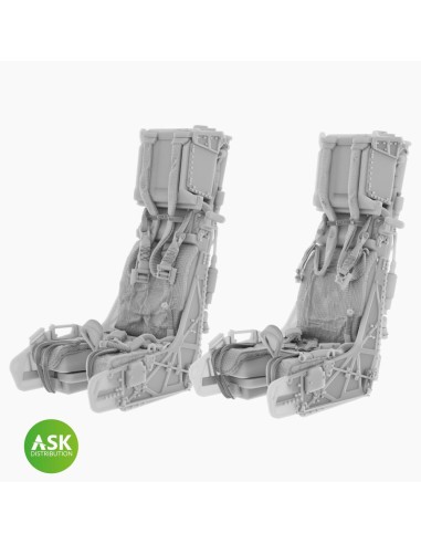 SJU-17 Ejection Seats for F/A-18F and EA-18G Growler - 2 pcs with seat belts for MENG 