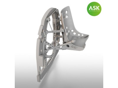 A6M Bulkhead with Seat in TOP position - 3D for Tamiya 