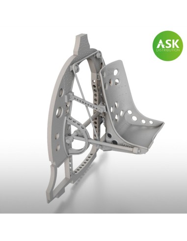 A6M Bulkhead with Seat in MIDDLE position - ASK 3D Print for Eduard 