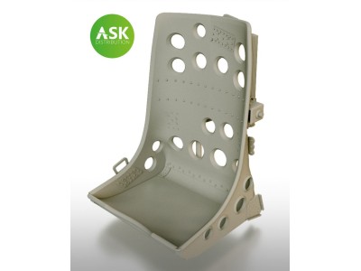 A6M Zero Seat Early with starting handle - ASK 3D Print 