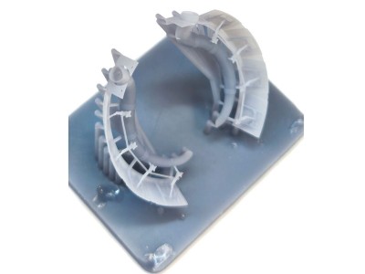 A6M2 Zero open engine cooling flaps with exhausts detail set - ASK 3D print for Eduard 