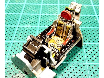 F-84F Thunderstreak ejection seat with seat belts 