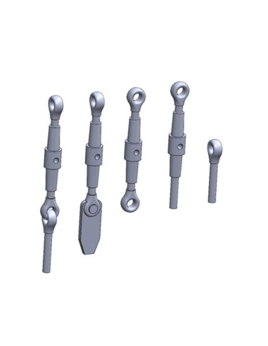 Rigging Turnbuckles - 4 types 