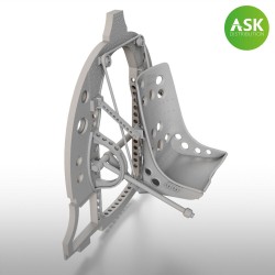 A6M Bulkhead with Seat in BOTTOM position - ASK 3D Print for Eduard 