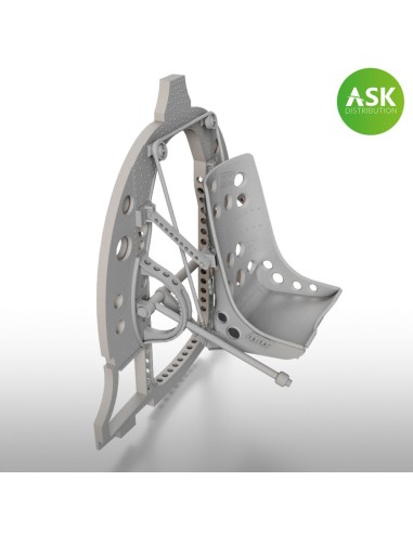 A6M Bulkhead with Seat in BOTTOM position - ASK 3D Print for Eduard 