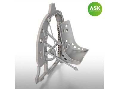 A6M Bulkhead with Seat in BOTTOM position - ASK 3D Print for Eduard 