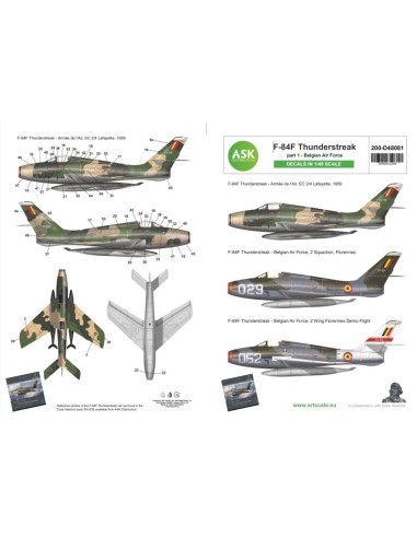 F-84F Thunderstreak part 1 - Belgian Air Force 