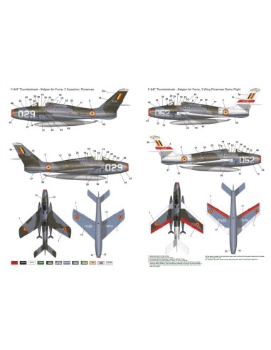 F-84F Thunderstreak part 1 - Belgian Air Force 