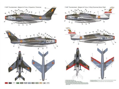 F-84F Thunderstreak part 1 - Belgian Air Force 