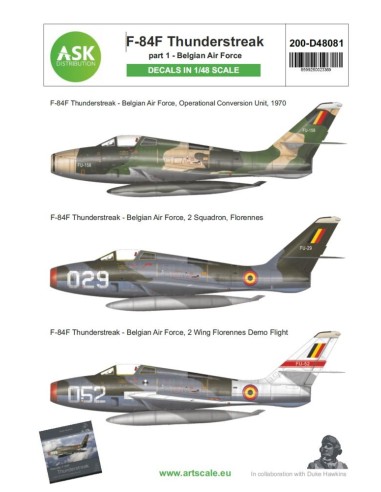 F-84F Thunderstreak part 1 - Belgian Air Force 