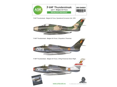 F-84F Thunderstreak part 1 - Belgian Air Force 