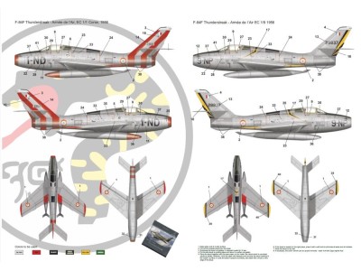 F-84F Thunderstreak part 2 - Armée de l´Air 