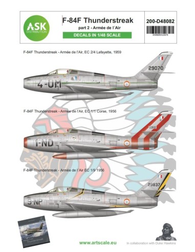 F-84F Thunderstreak part 2 - Armée de l´Air 