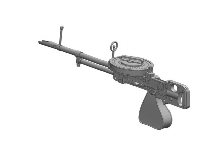 Wickers K machine gun GB WWII 