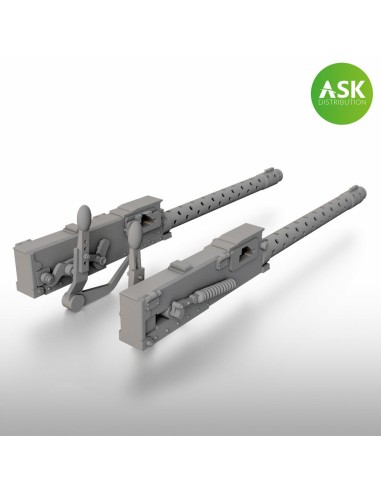 A6M Zero machine guns Type 97 7.7mm, 2 pc. - ASK 3D Print 