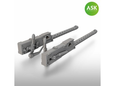 A6M Zero machine guns Type 97 7.7mm, 2 pc. - ASK 3D Print 
