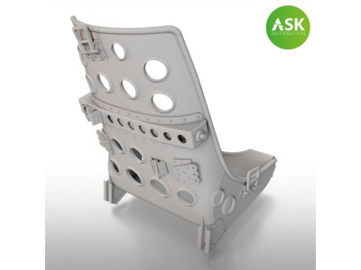 A6M Zero Seat Early without starting handle - ASK 3D Print 