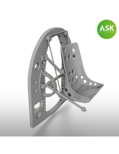A6M Bulkhead with Seat in BOTTOM position - ASK 3D Print for Tamiya 