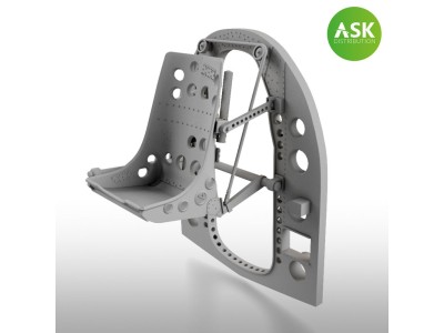 A6M Bulkhead with Seat in MIDDLE position - ASK 3D Print for Tamiya 