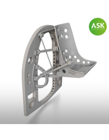 A6M Bulkhead with Seat in TOP position - ASK 3D Print for Tamiya 