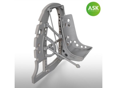 A6M Bulkhead with Seat in BOTTOM position - ASK 3D Print for Fine Molds 