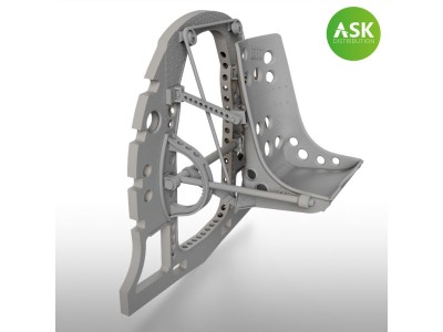 A6M Bulkhead with Seat in MIDDLE position - ASK 3D Print for Fine Molds 