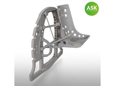 A6M Bulkhead with Seat in TOP position - ASK 3D Print for Fine Molds 