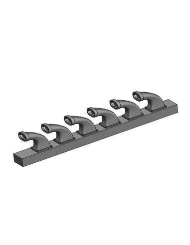 Bf 109K-4 Exhausts detail set - 3D print for Kotare 