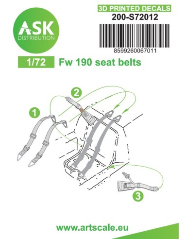 Fw 190 - 3D printed decals by ASK 
