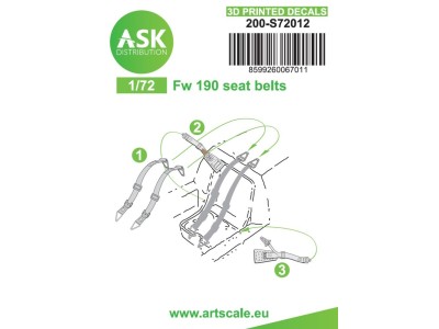 Fw 190 - 3D printed decals by ASK 