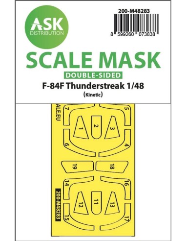 F-84F Thunderstreake double-sided express fit mask for Kinetic 