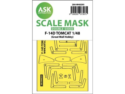 F-14D Tomcat double-sided express fit mask for Great Wall Hobby 