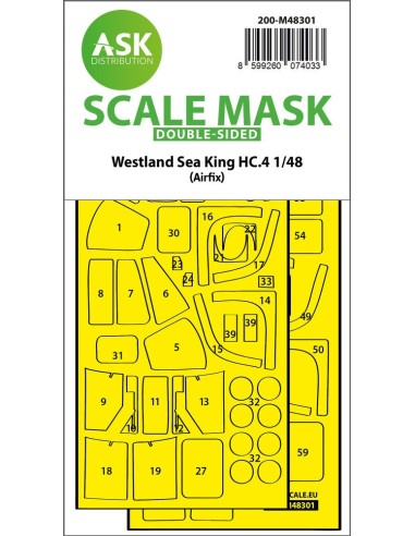 Westland Sea King HC.4 double-sided express fit mask for Airfix 