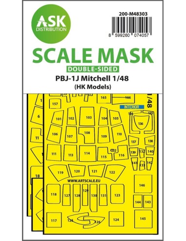 PBJ-1J Mitchell double-sided express fit mask for HK Models 