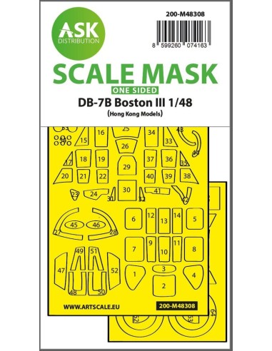 DB-7B Boston III one-sided express fit mask for HK Models 