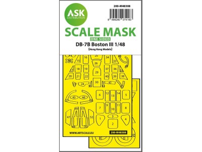 DB-7B Boston III one-sided express fit mask for HK Models 