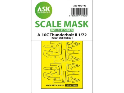 A-10C Thunderbolt II double-sided fit express mask for Great Wall Hobby 