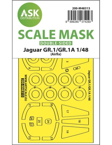Jaguar GR.1/GR.1A double-sided express fit mask for Airfix 